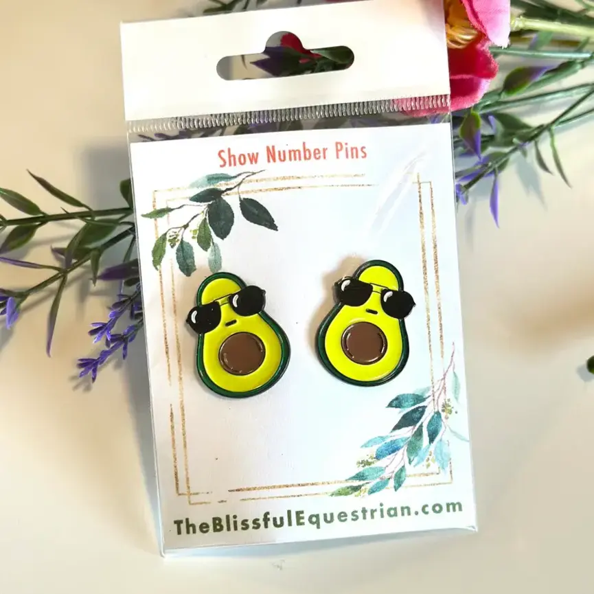 Saddle Pad Show Pins