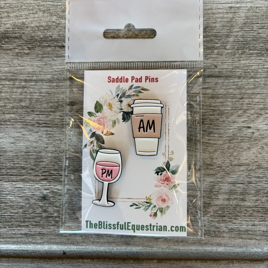 Saddle Pad Show Pins