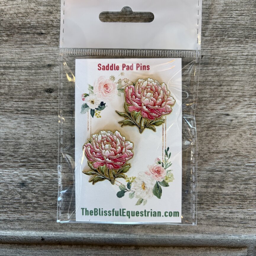 Saddle Pad Show Pins