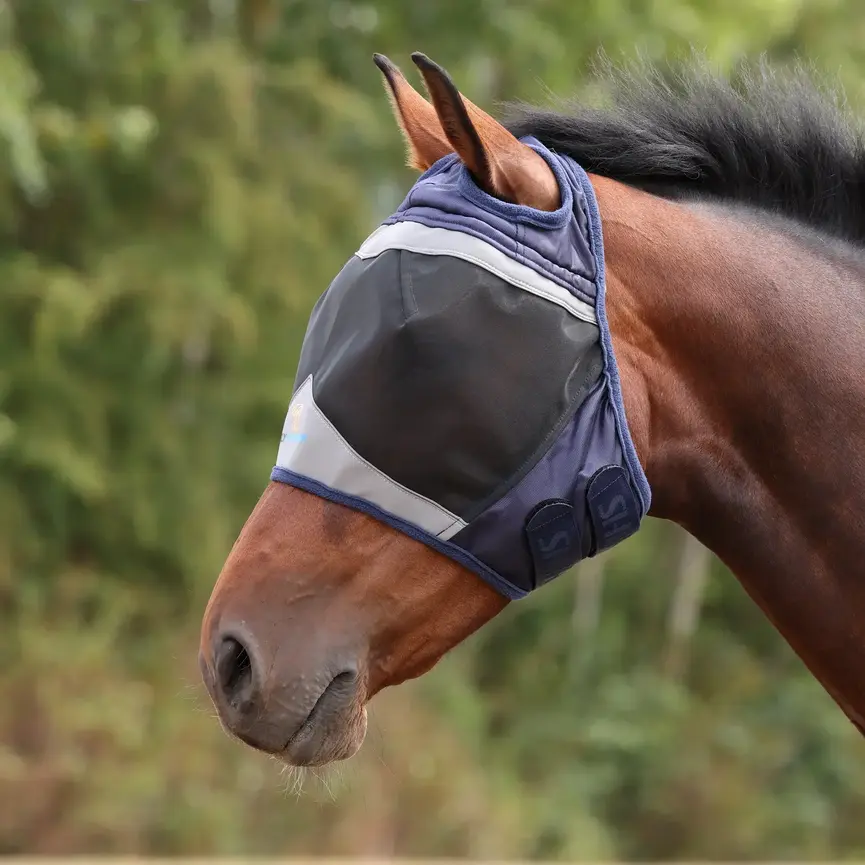 FlyGuard Pro Fine Mesh Fly Mask With Ear Hole