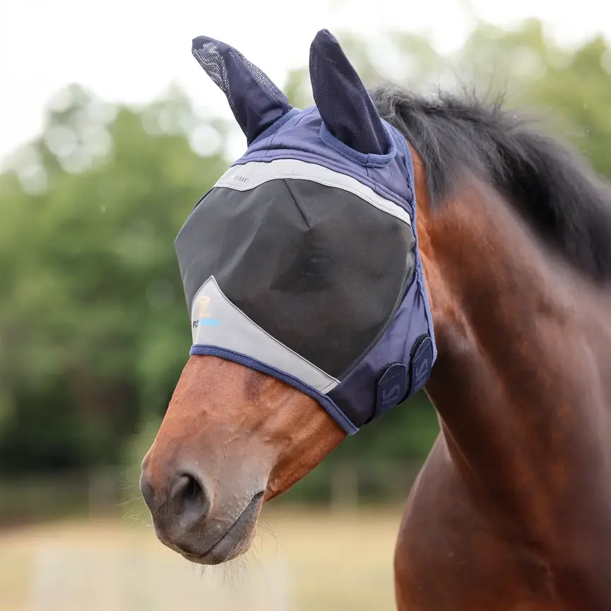 FlyGuard Pro Fine Mesh Fly Mask with Ears