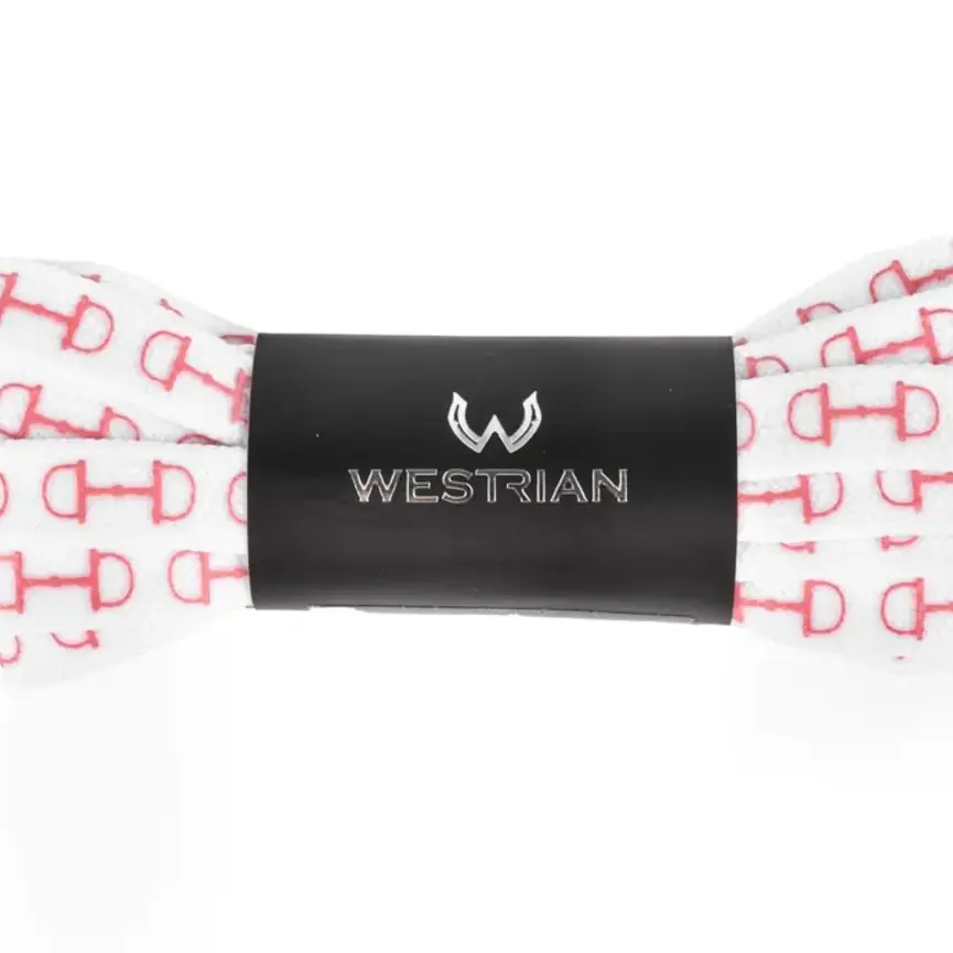 Western Equestrian Snaffle Bit Print Shoelaces 45”