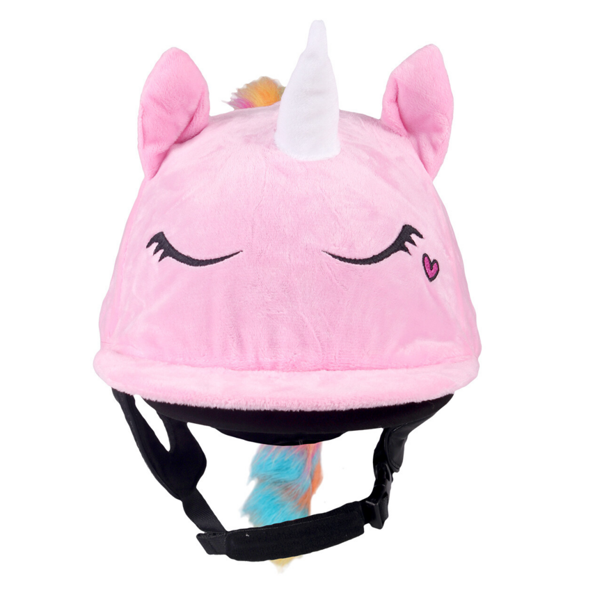 QHP Unicorn Helmet Cover Pink