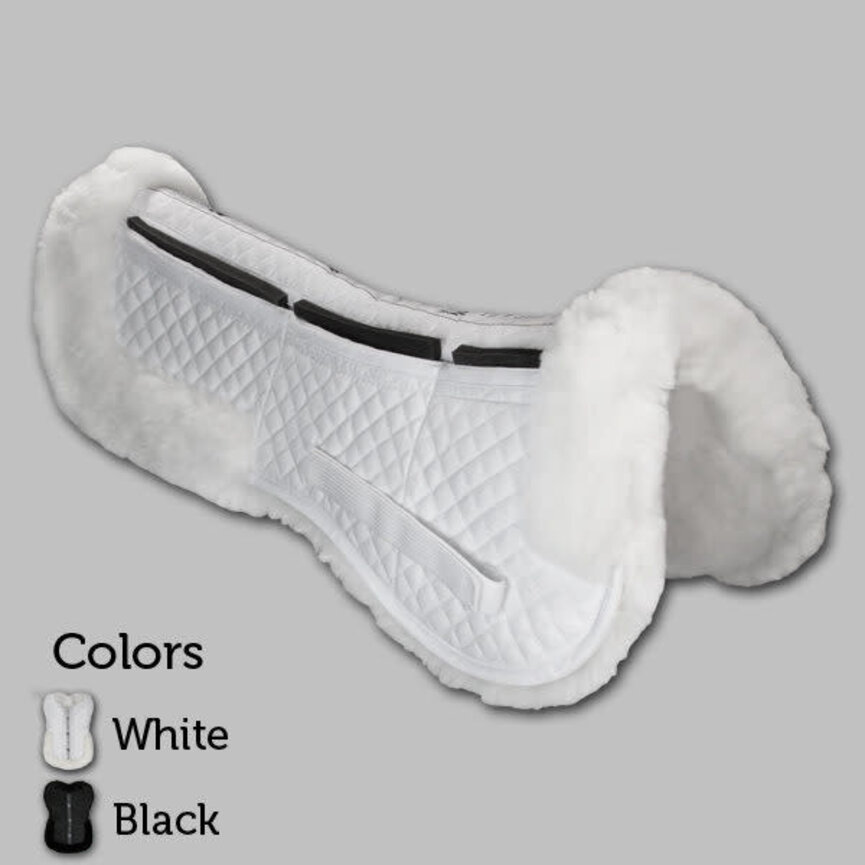 Six Point Saddle Pad – Sheepskin Half Pad