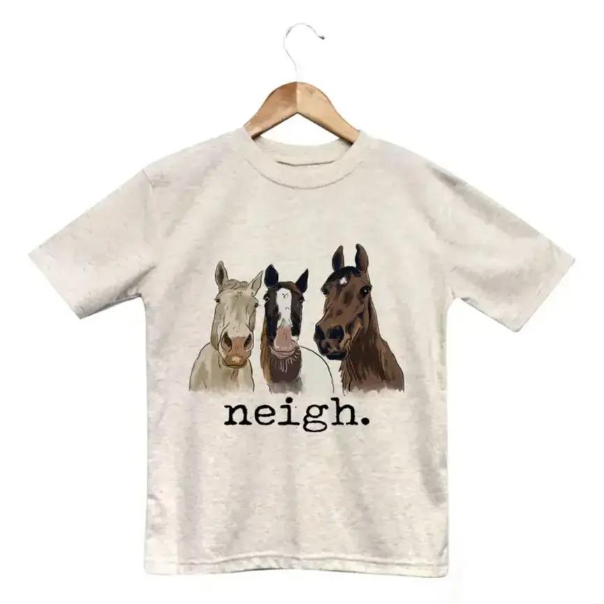 "Neigh" Horse Toddler/Youth Tee