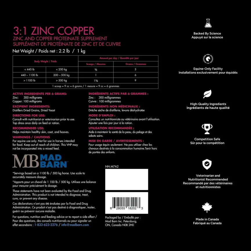 3:1 Zinc Copper