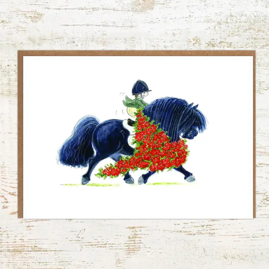 Pony Nut Gifts Greeting Cards