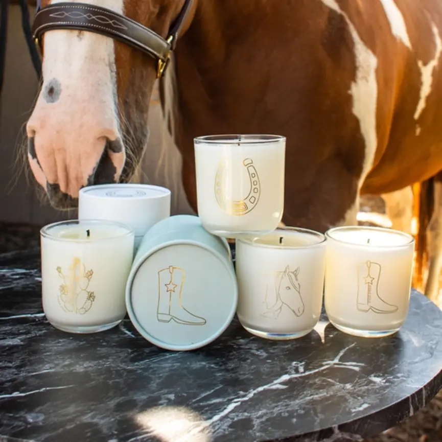Cowboy Boot Soy Wax Candle - Shine