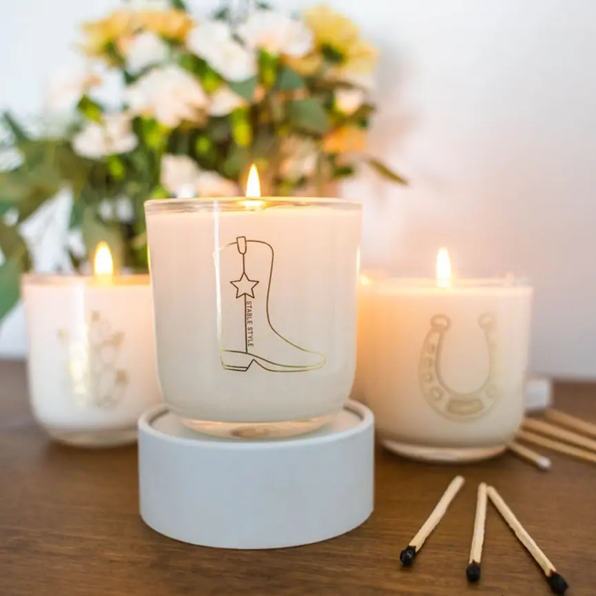 Cowboy Boot Soy Wax Candle - Shine