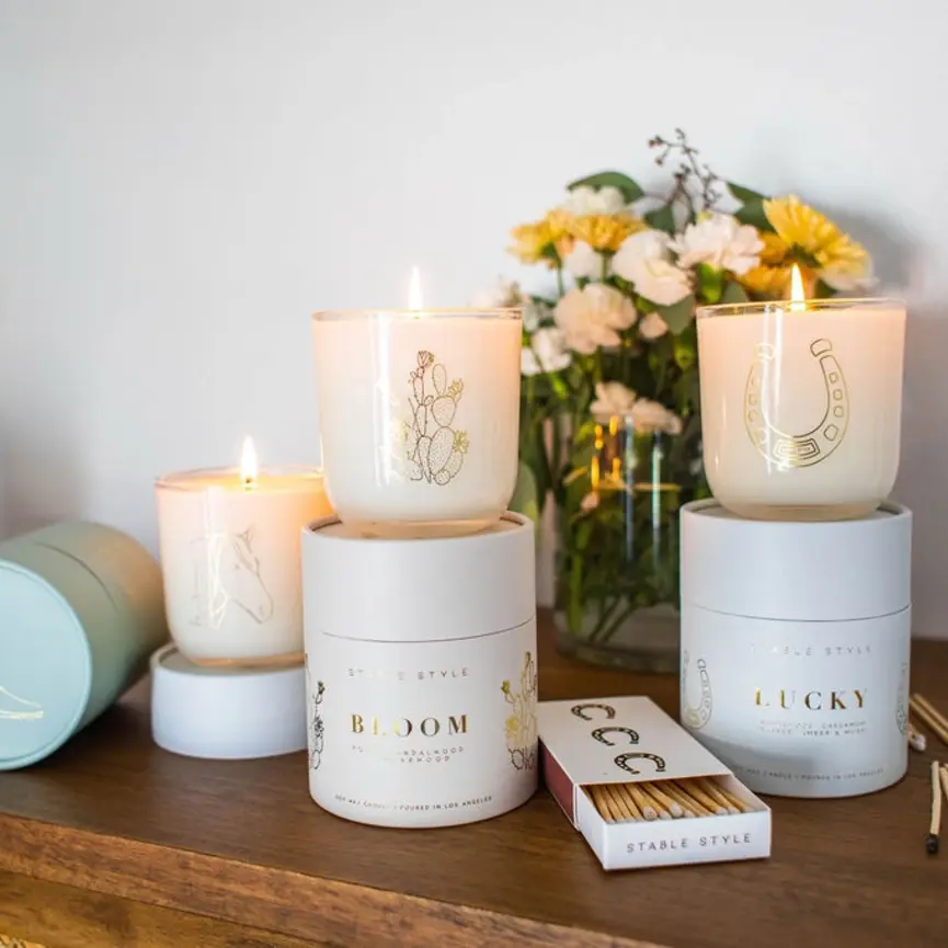 Cowboy Boot Soy Wax Candle - Shine