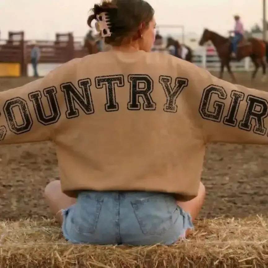 Country Girl Oversized Sweatshirt