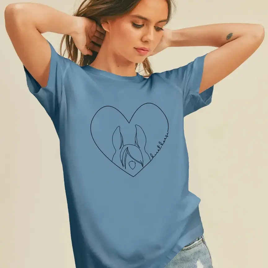 Heart Horse Super Soft Cotton Tee