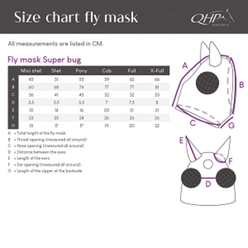 QHP Superbug Unicorn Fly Mask