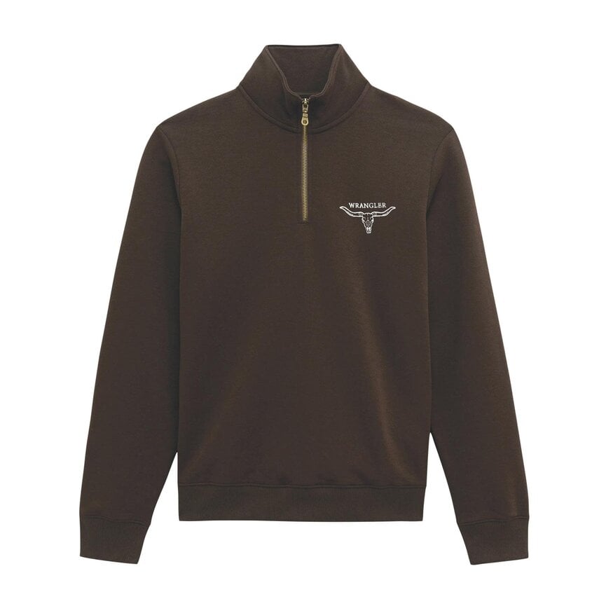1/4 Zip Fleece Pullover  - Chocolate Torte