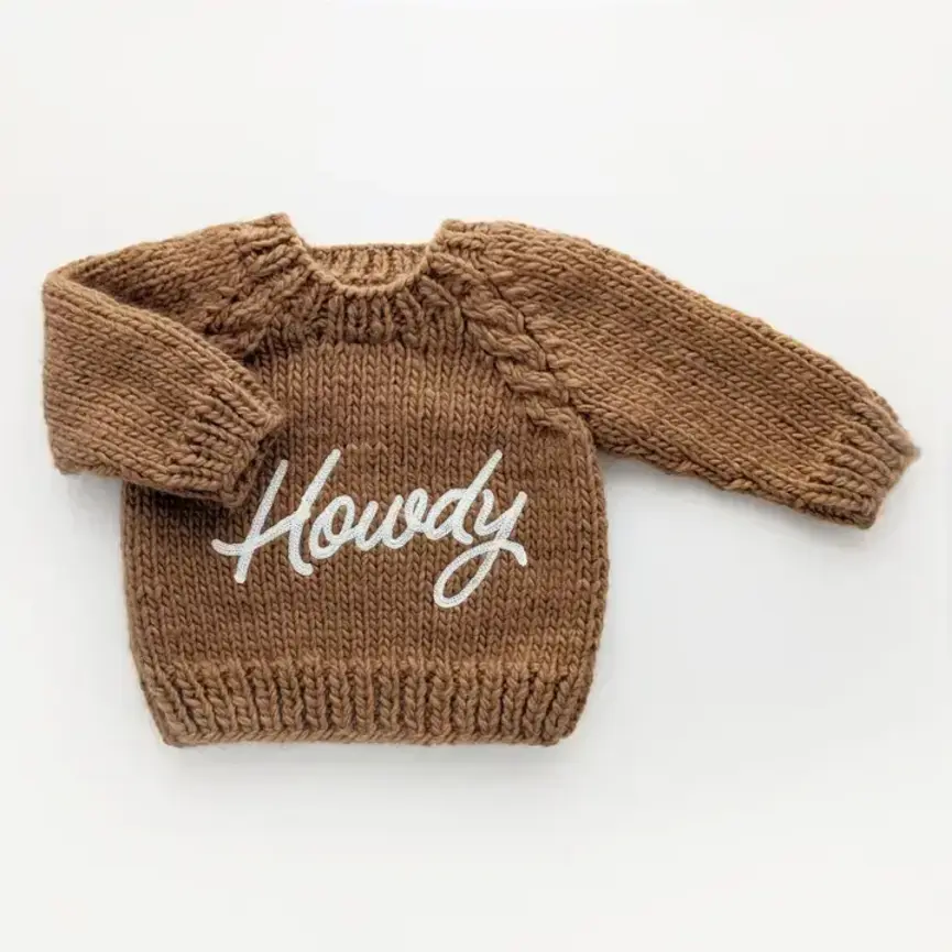 Howdy Sweater Pecan For Baby & Toddler