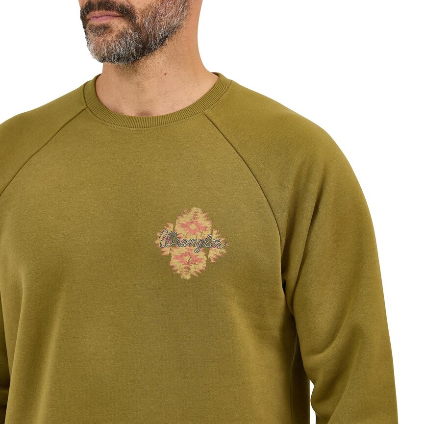 Men's Crew Pullover Sweatshirt - Regular Fit - Hopchec