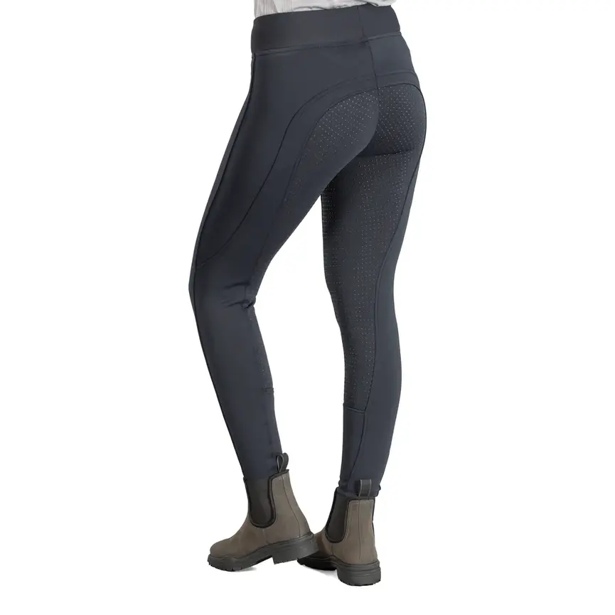 Active Womens Winter Silicone Full Seat Tights w/ Phone Pockets