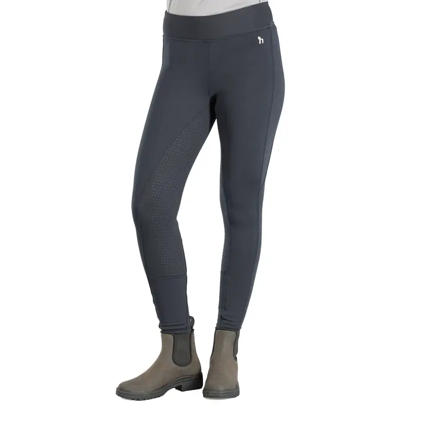 Active Womens Winter Silicone Full Seat Tights w/ Phone Pockets