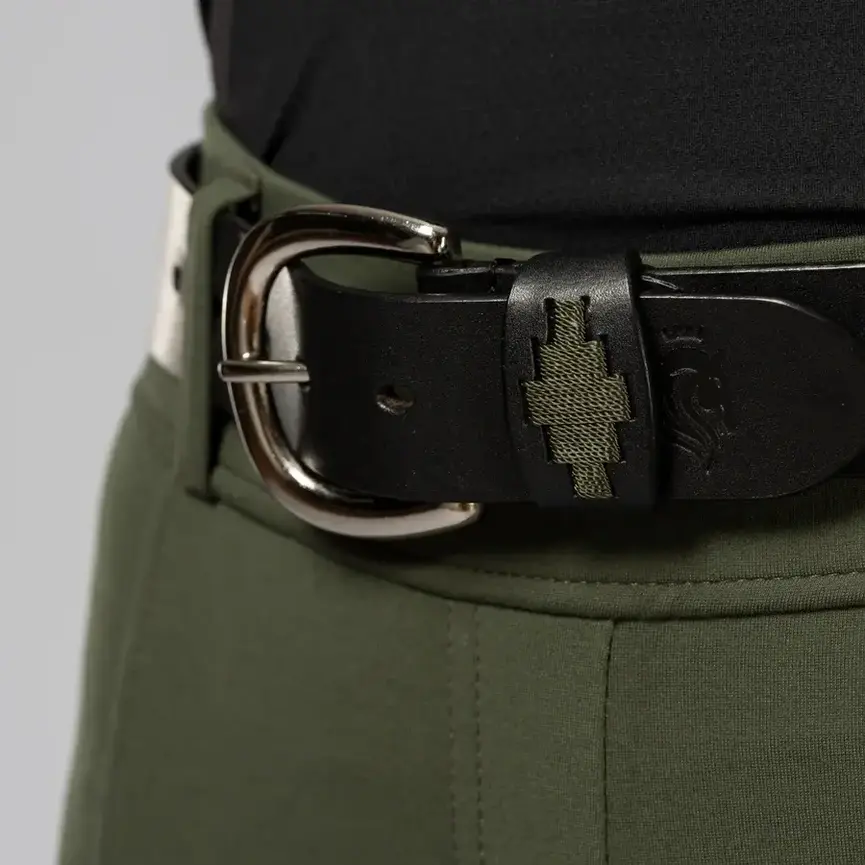 Siri Polo Belt - Black/Thyme