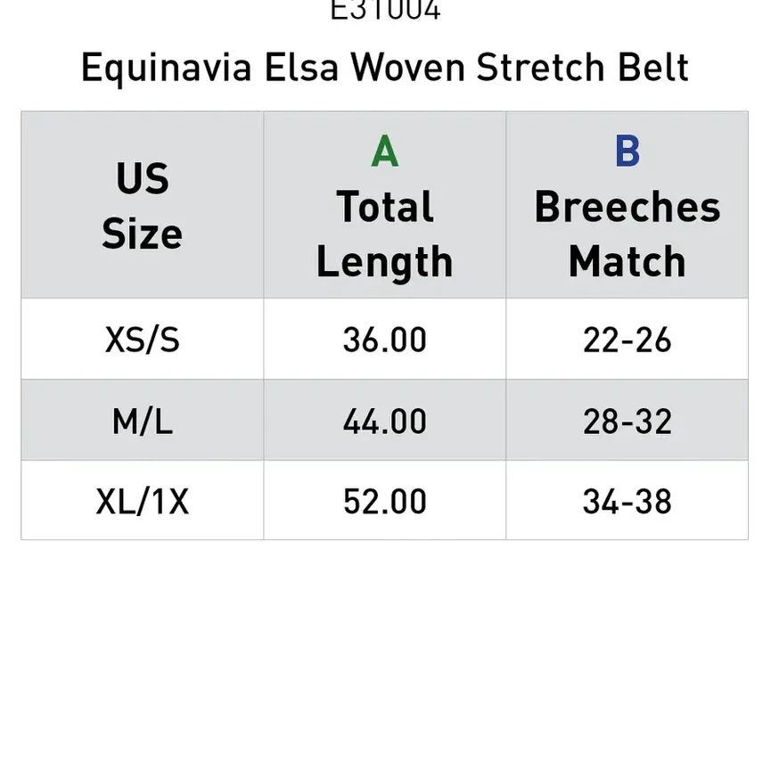 Elsa Woven Stretch Belt