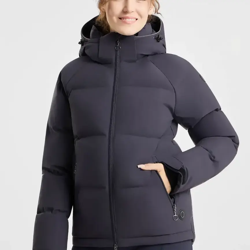 Dina Womens Heated Puffy Padded Jacket