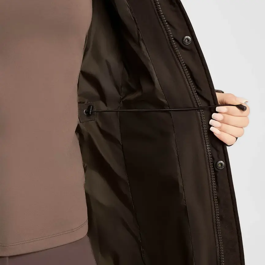GEM WAXED PADDED LONG COAT
