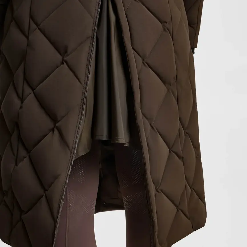 GEM WAXED PADDED LONG COAT