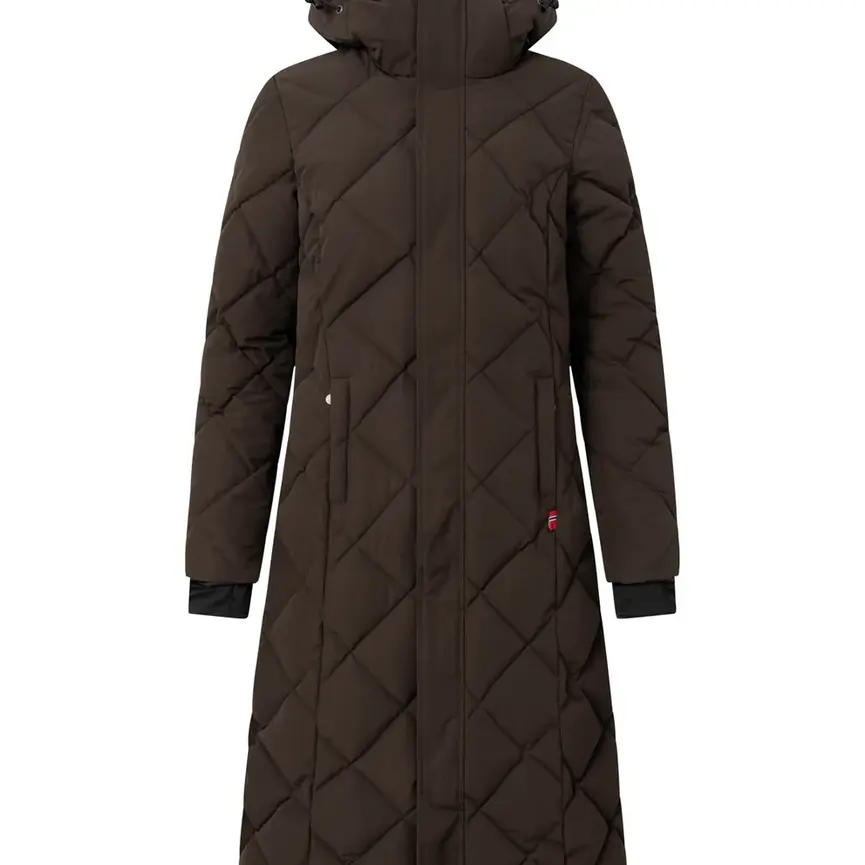 GEM WAXED PADDED LONG COAT