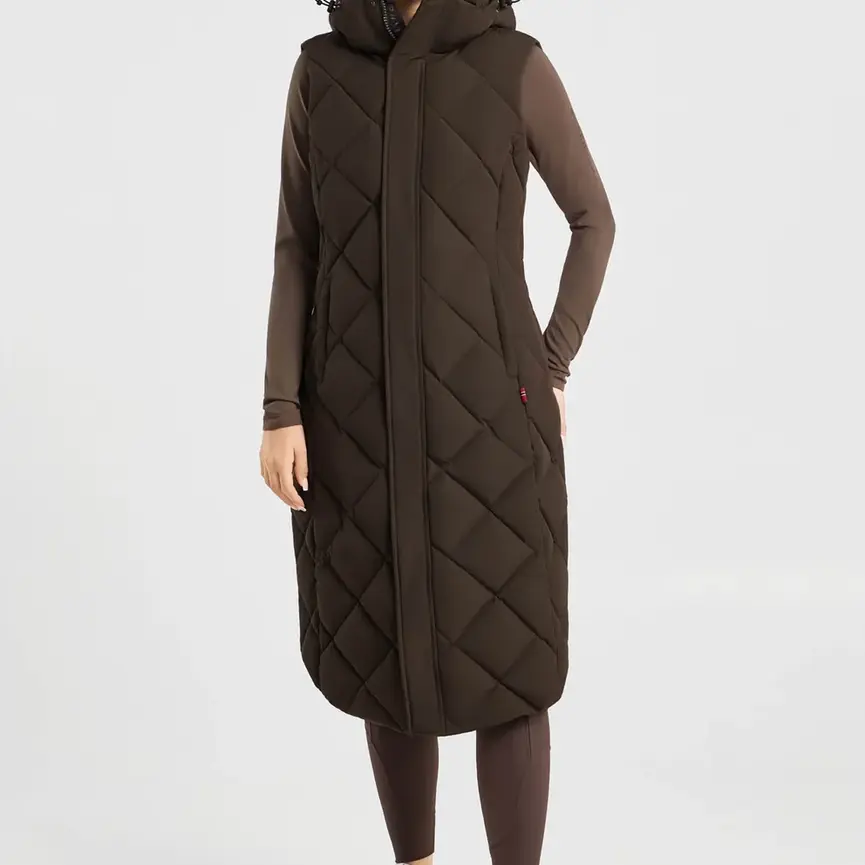 Gem Waxed Padded Long Vest