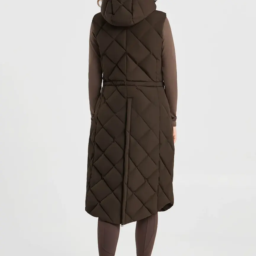 Gem Waxed Padded Long Vest