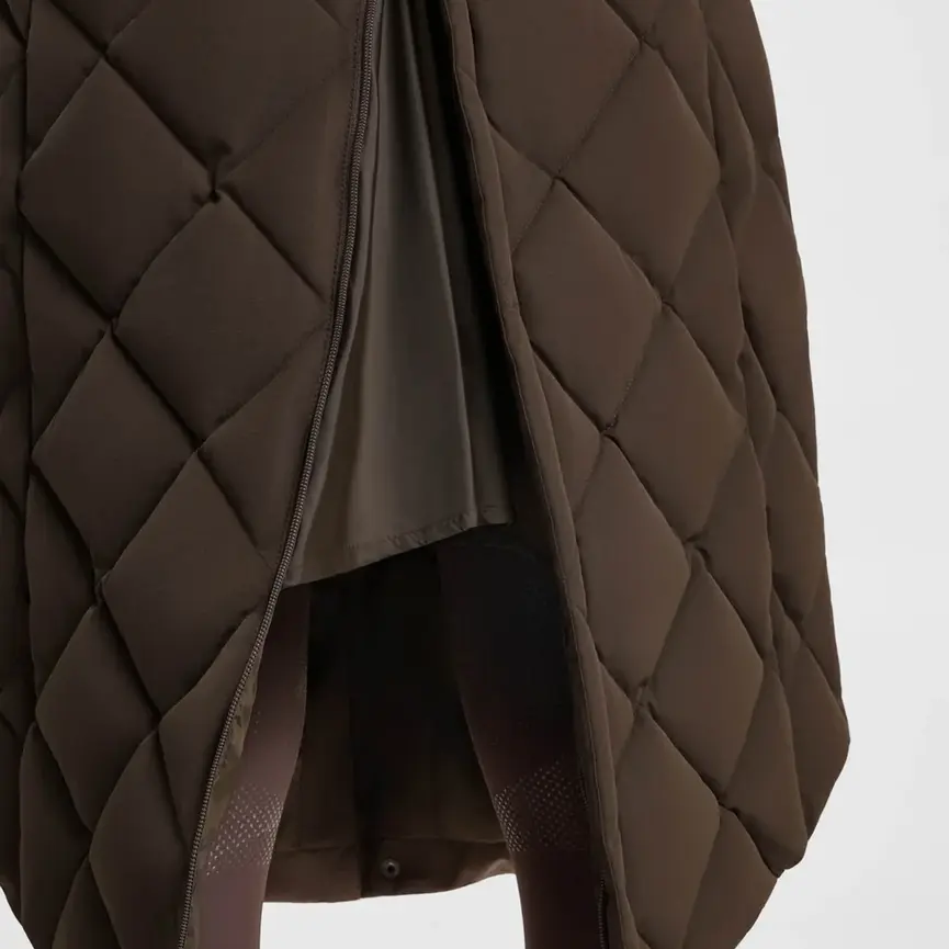 Gem Waxed Padded Long Vest