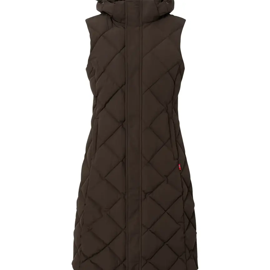 Gem Waxed Padded Long Vest