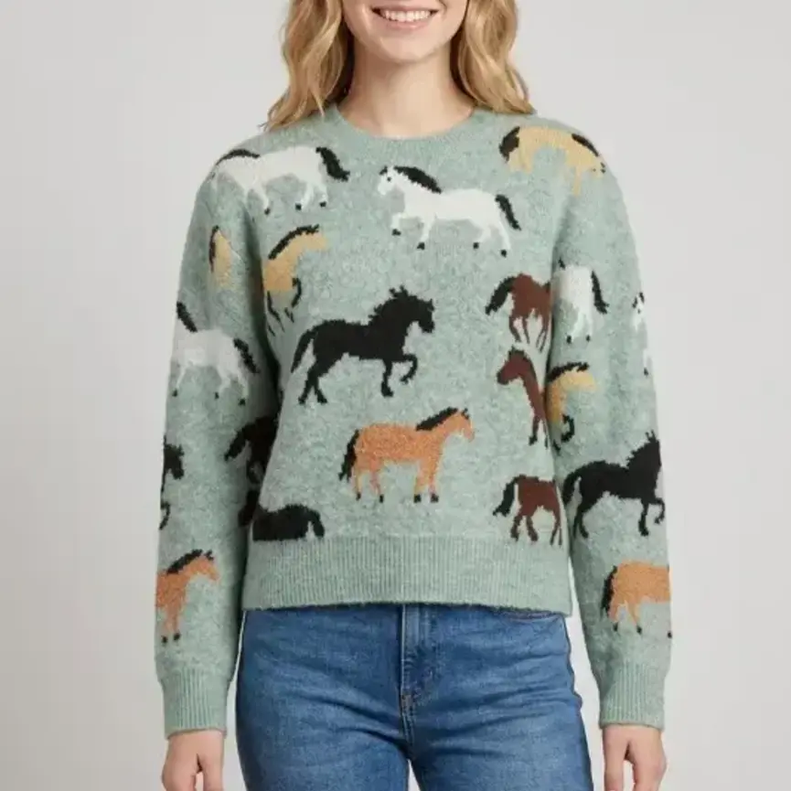 Galloping Horses Sweater