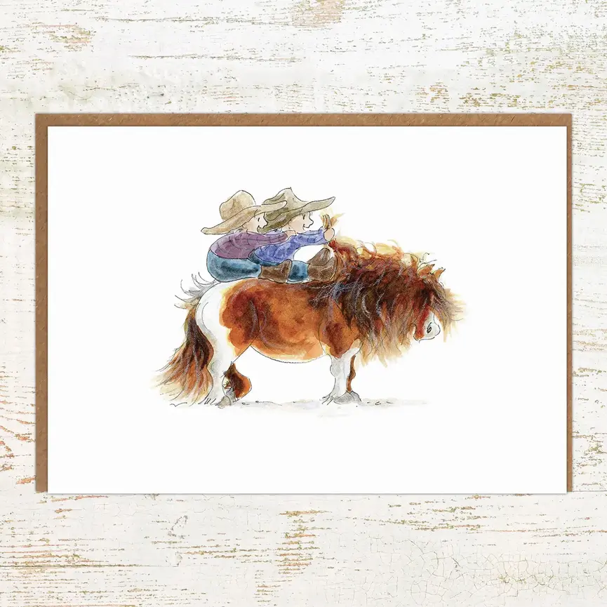 Pony Nut Gifts Greeting Cards