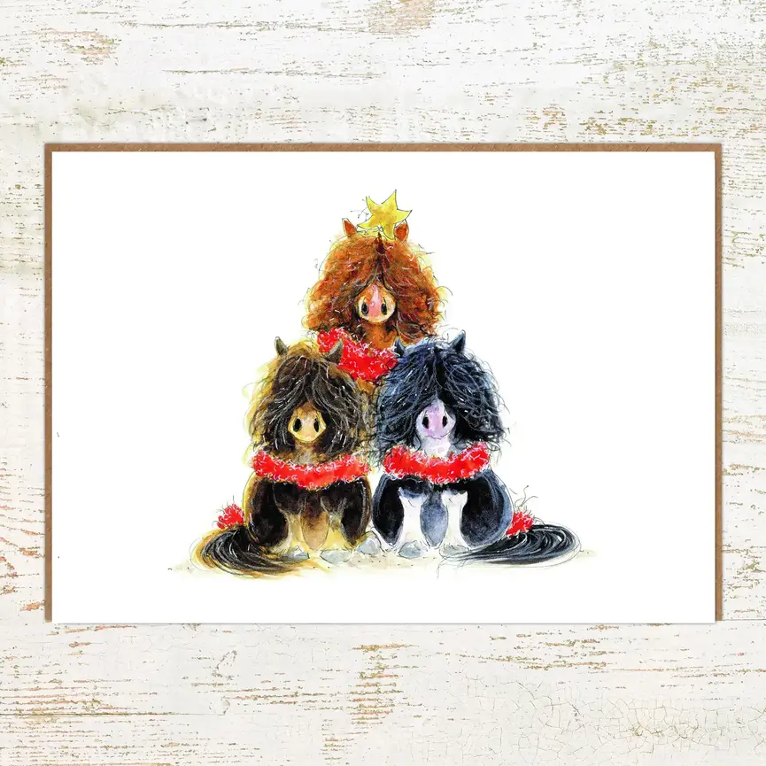 Pony Nut Gifts Christmas Cards