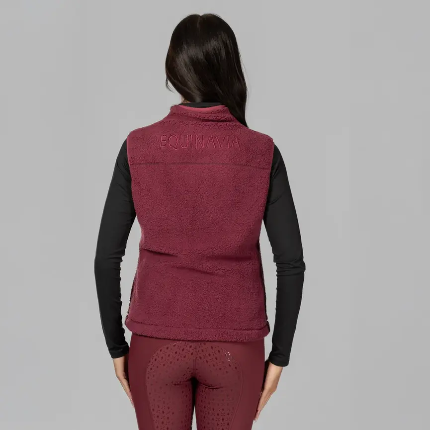 Emma Womens Teddy Fleece Vest