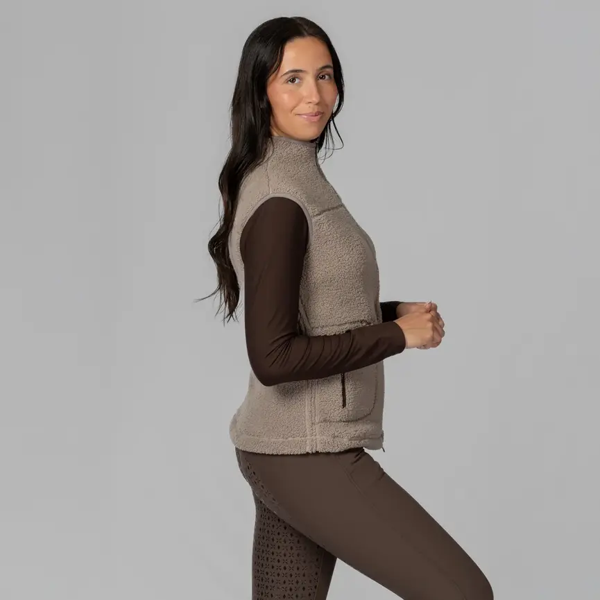 Emma Womens Teddy Fleece Vest