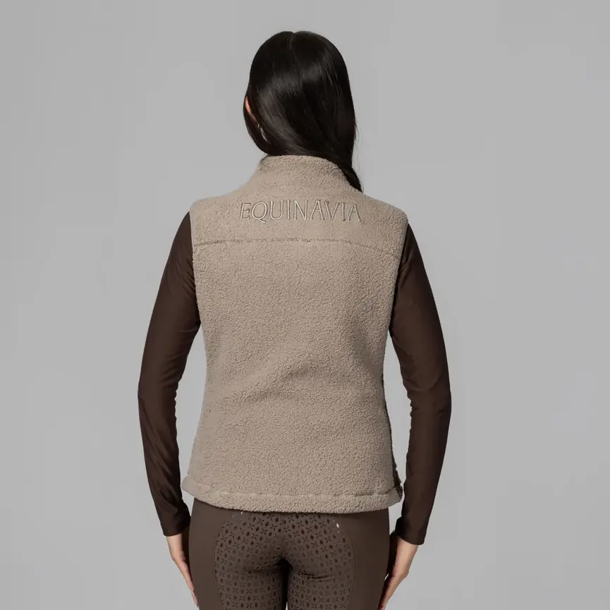 Emma Womens Teddy Fleece Vest