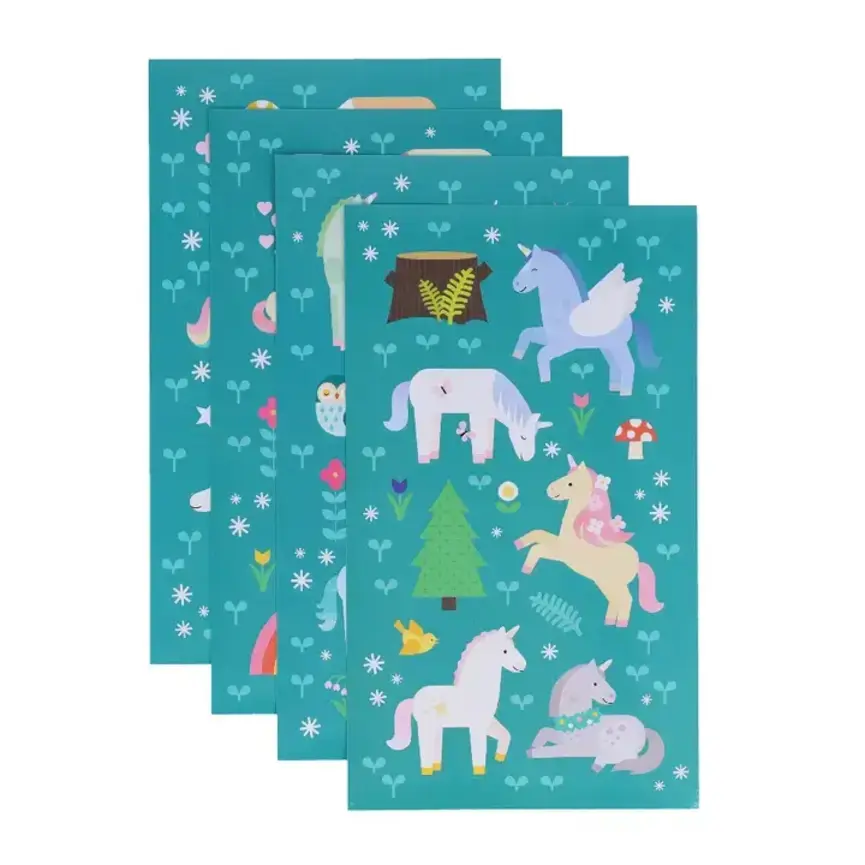 Mini Sticker Set Unicorn Forest