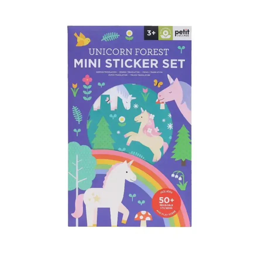 Mini Sticker Set Unicorn Forest