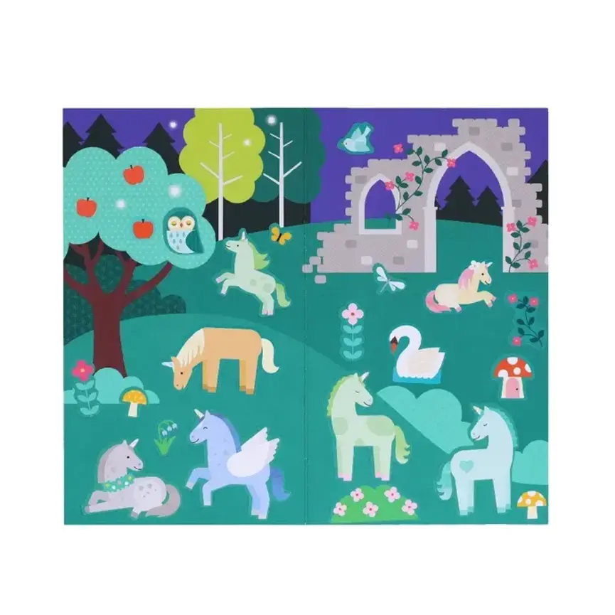 Mini Sticker Set Unicorn Forest