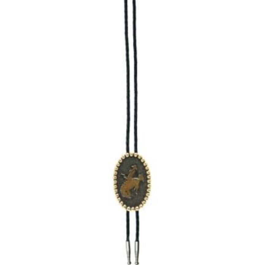 BUCK N' BRONC RIDER BOLO TIE
