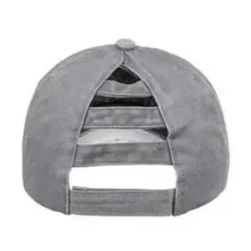 Boss Mare Ponytail High Bun Cap (Grey)