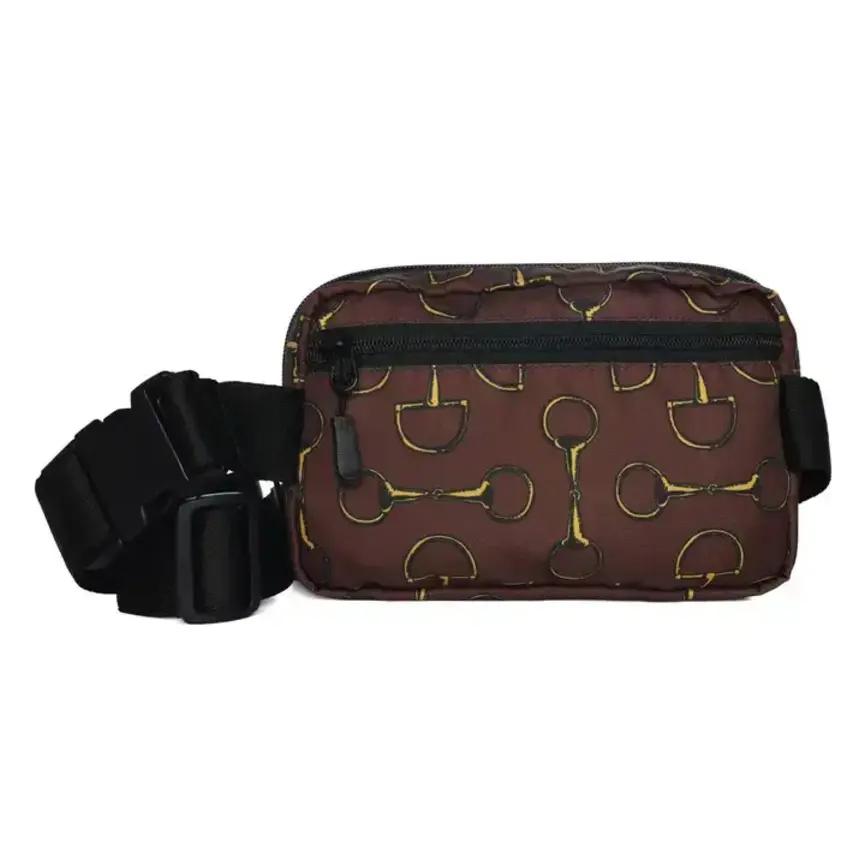 Vintage Snaffle Bit Crossbody Waist Bag