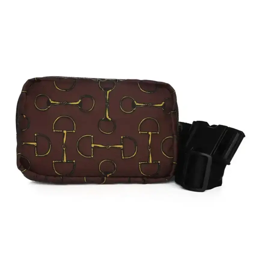 Vintage Snaffle Bit Crossbody Waist Bag