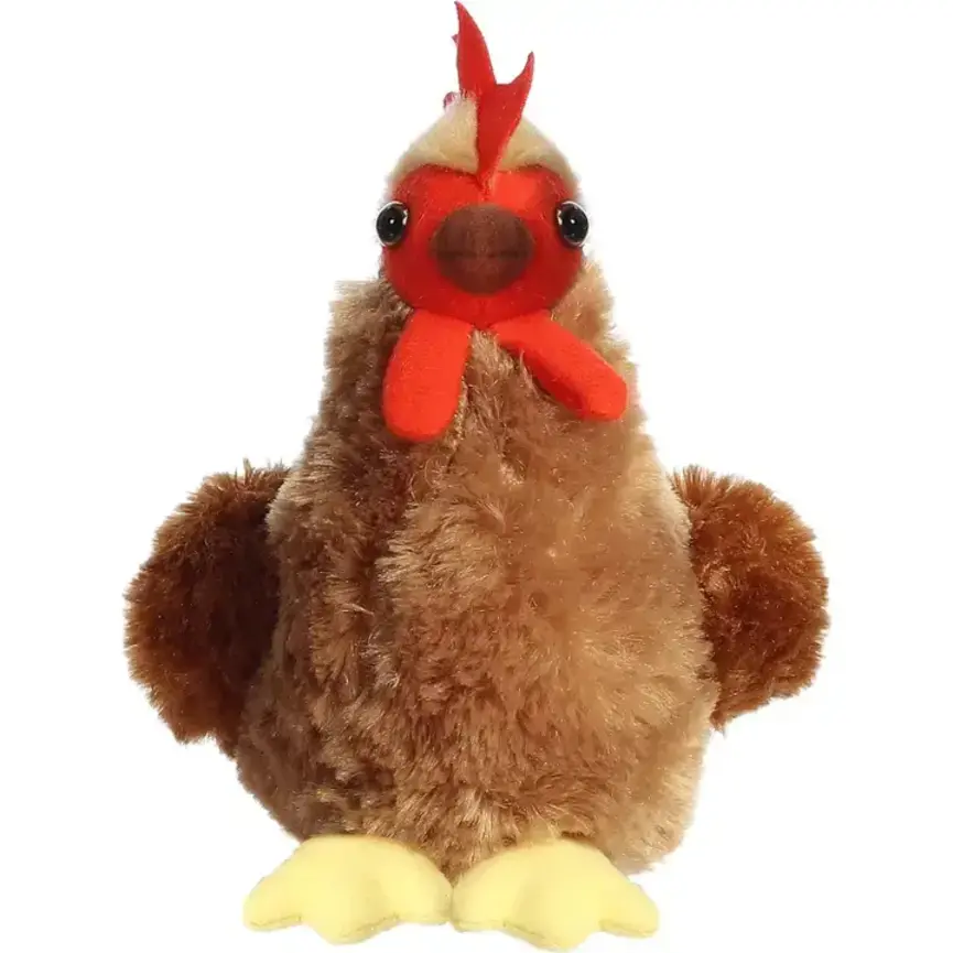 8" Plush Little Cocky Rooster Mini Flopsie