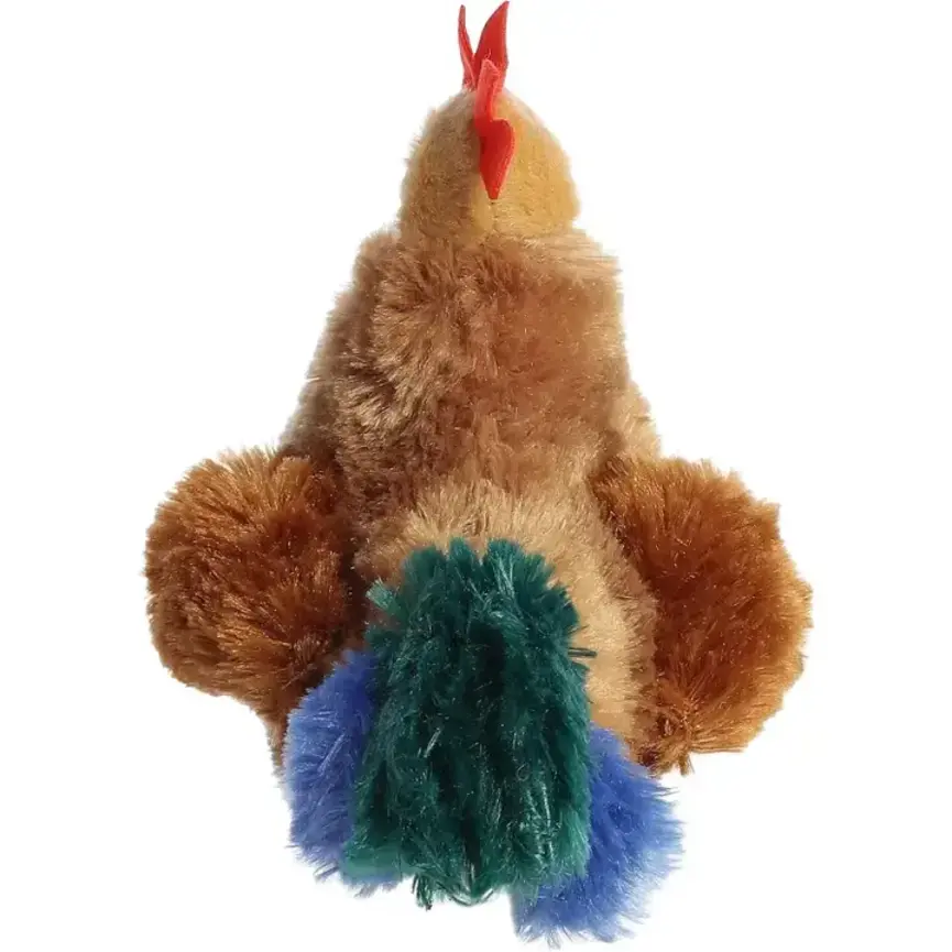 8" Plush Little Cocky Rooster Mini Flopsie