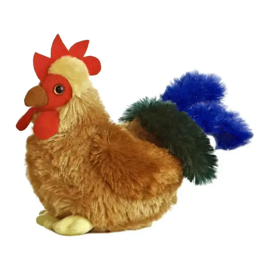 8" Plush Little Cocky Rooster Mini Flopsie