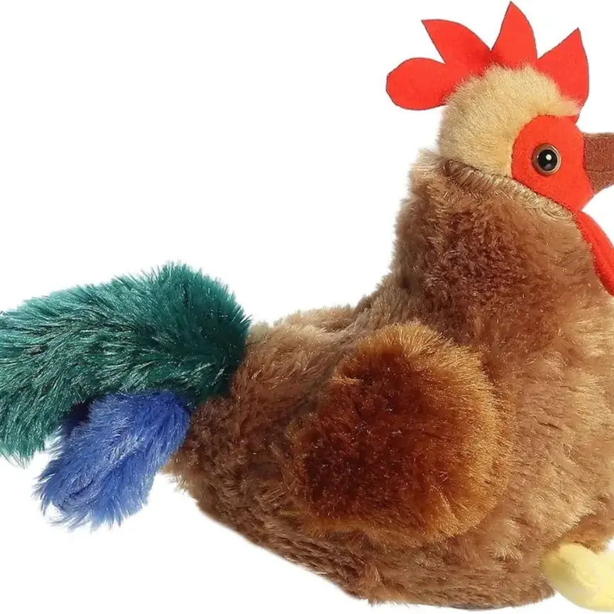 8" Plush Little Cocky Rooster Mini Flopsie