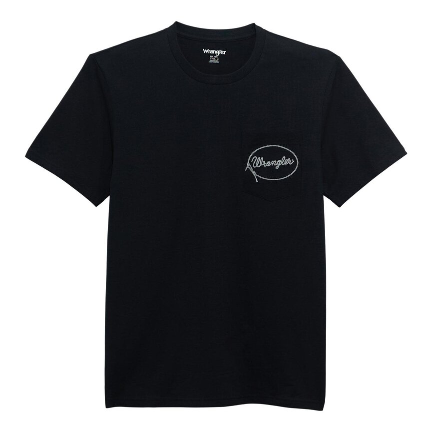 Graphic Short Sleeve Pocket T-shirt - Regular Fit - Pocket Rodeo